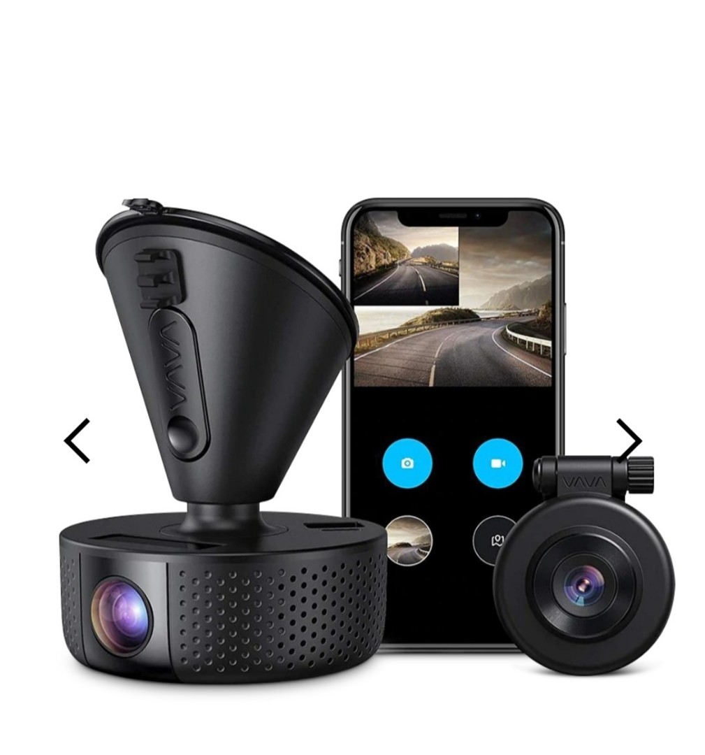 BB VAVA Dash Cam with FeatureRich App, Night Vision with Sony IMX291
