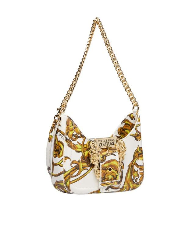 White versace discount crossbody bag