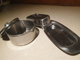 Vintage Stainless Steel Metal Kitchen Decors