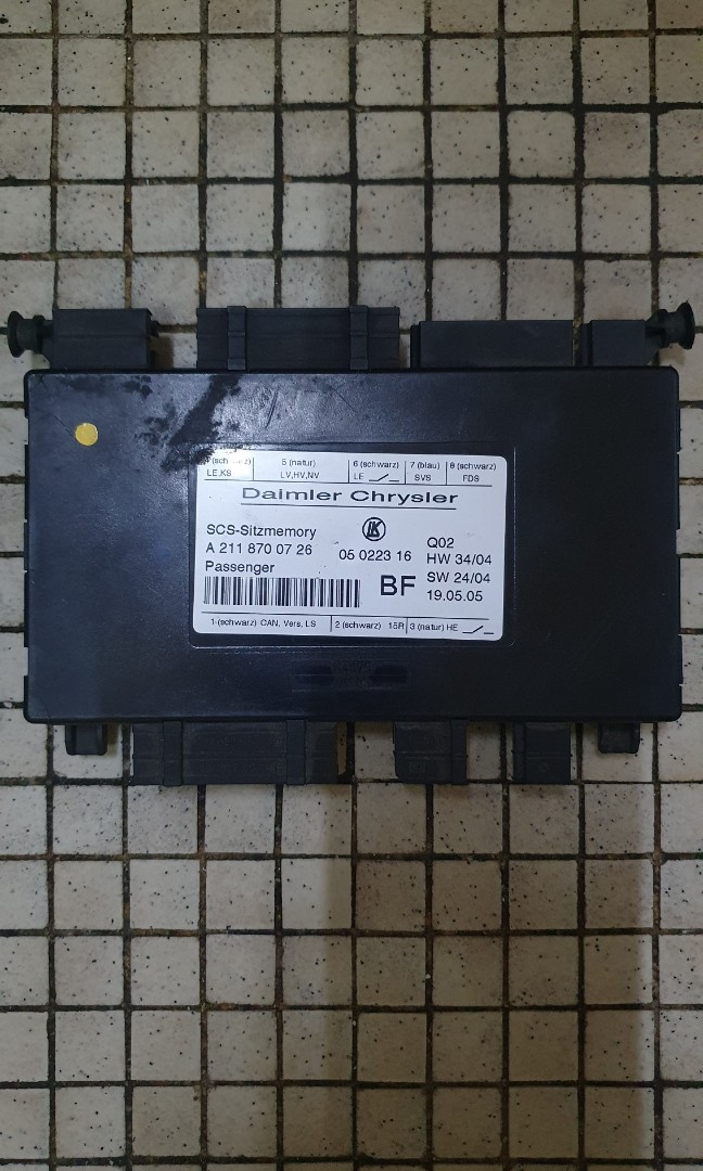 W211 Seat Control Module, Auto Accessories on Carousell