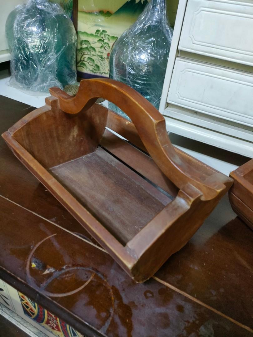 WOODEN FRUIT TRAY, Furniture & Home Living, Home Decor, Other Home