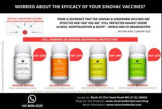 WORRIED ABOUT THE EFFICACY OF YOUR SINOVAC OR SINOPHARM VACCINES?