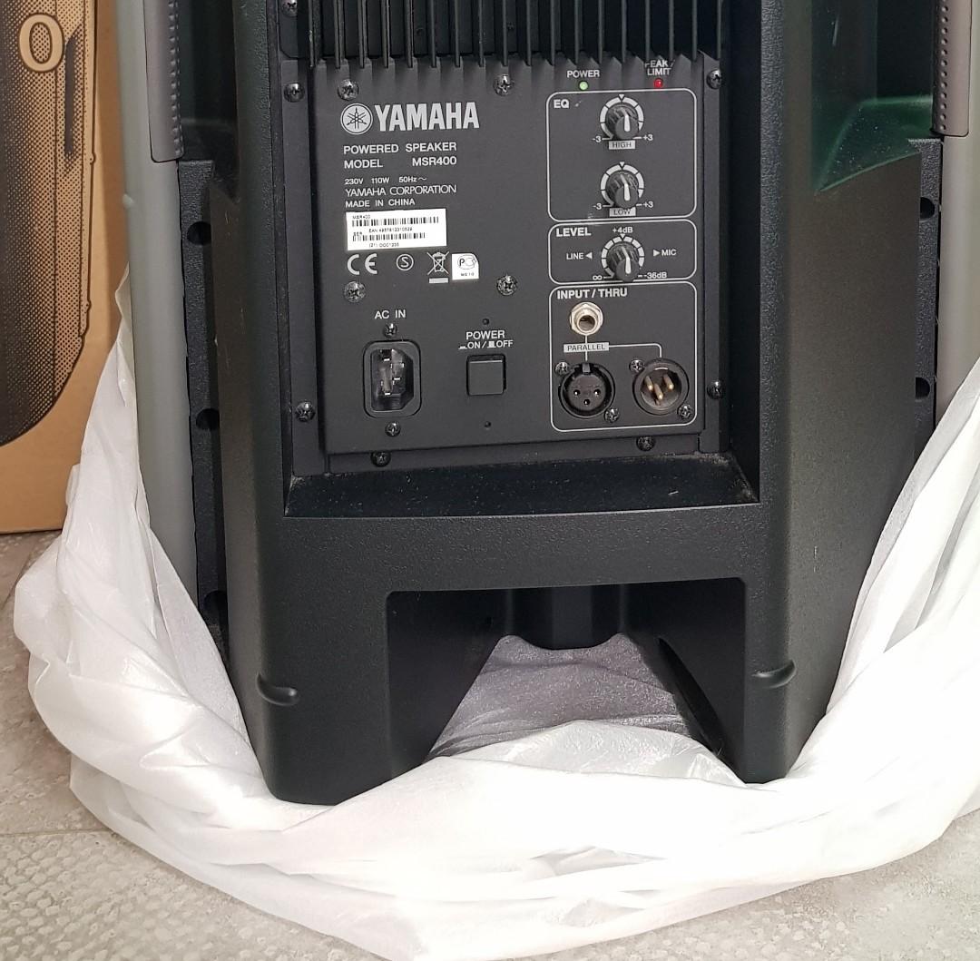 YAMAHA MSR400 SPEAKER (Active) (Tripod stands sold separately), Audio