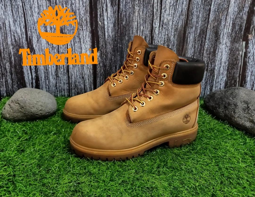Sepatu Boots Timberland 10061 Basic Boots 6Inc Yellow Gold Size 41,5,  Fesyen Pria, Sepatu , Sepatu Boot di Carousell