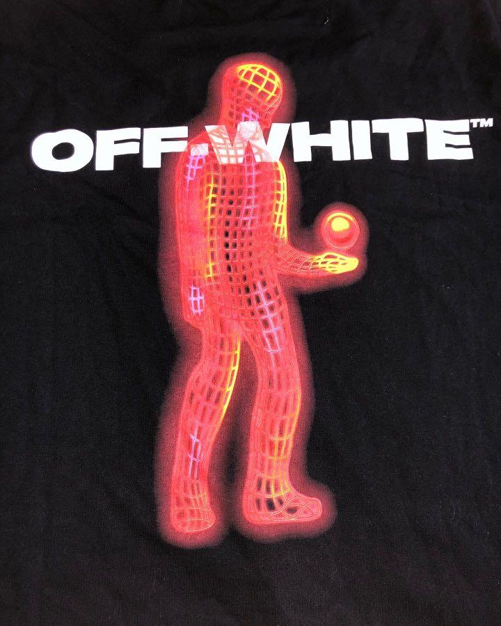 Off white hands and planet on sale tee