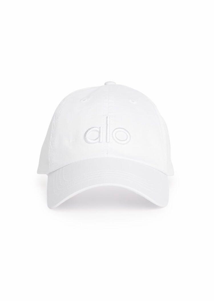 ORI] Alo Yoga Baseball Cap Bright White 