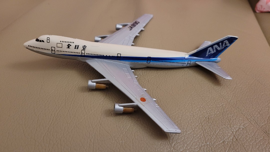 1/415 ANA 全日空Boeing 747 #JA8190, 玩具收藏品, 手辦及模型, 汽車