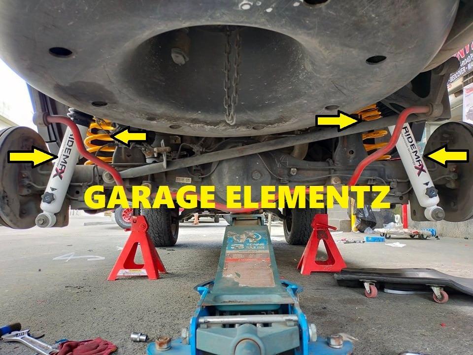 2inch Lift Package Toyota Fortuner Ridemax Suspension King Spring