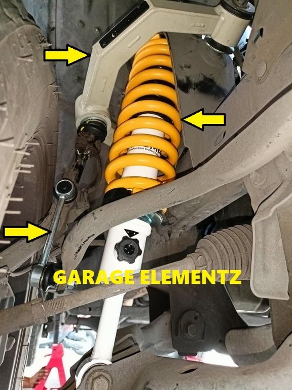 2inch Lift Package Toyota Fortuner Ridemax Suspension King Spring