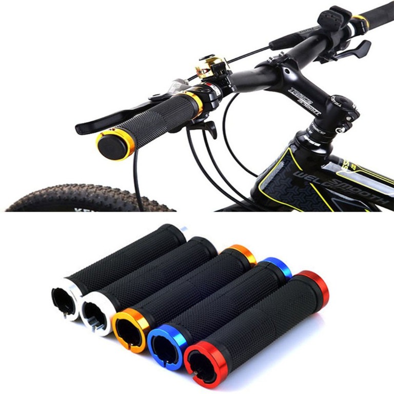 2X BMX MTB Bike Grips Mountain Bicycle Bike Handle Handlebar Soft Rubber Bar End