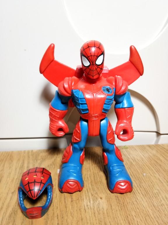 7" inches Spiderman figure Jetpack Wings Helmet Marvel, Hobbies