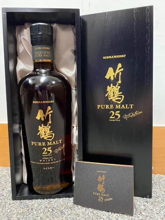 日本威士忌竹鶴25年Nikka Whisky Taketsuru Pure Malt 25, 嘢食& 嘢飲