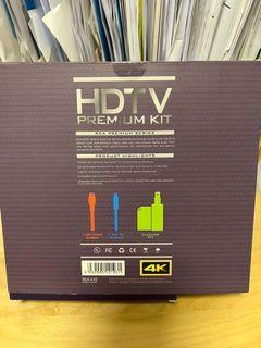 全新面交 HDTV premium kit HDMI cable RF cable cleaning set