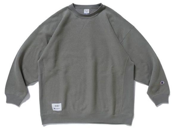 全新現貨Wtaps x Champion Reverse Weave Crew Neck Olive Drab色M