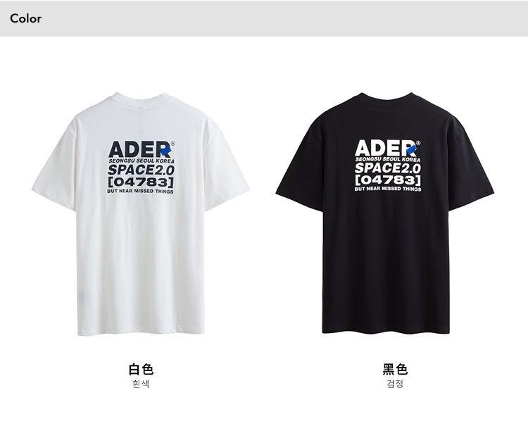 限定数量】 Ader Error Sig; Seongsu Exclusive T-Shirt ADER errorの 限定数量】 Ader Error Sig; Seongsu Exclusive T-Shirt ADER errorの