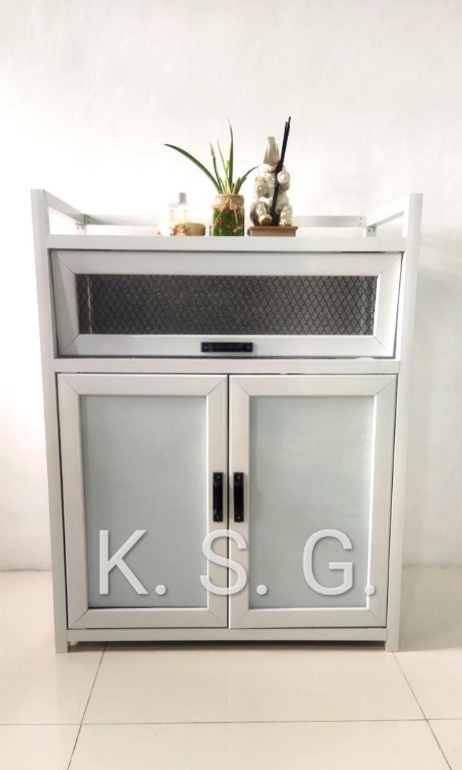 Aluminun Laundry Cabinet Laundry Organizer Laundry Basket (Category: Laundry Baskets) located in Bulacan. Submitted by salt02 (Listing ID 1138310252, Image 1). Description: powder coated aluminum free two pcs foldable mesh baskets (color may vary).