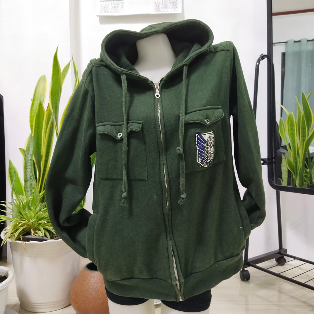 Attack on titan green sweater on sale