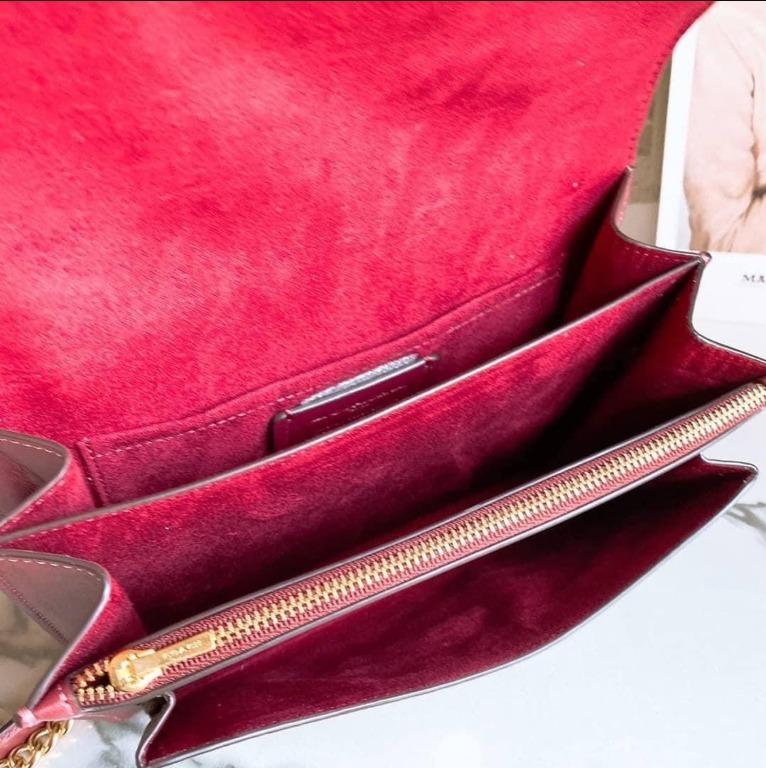 Authentic Coach Klare Crossbody With Rainbow Linear Quilting C1446