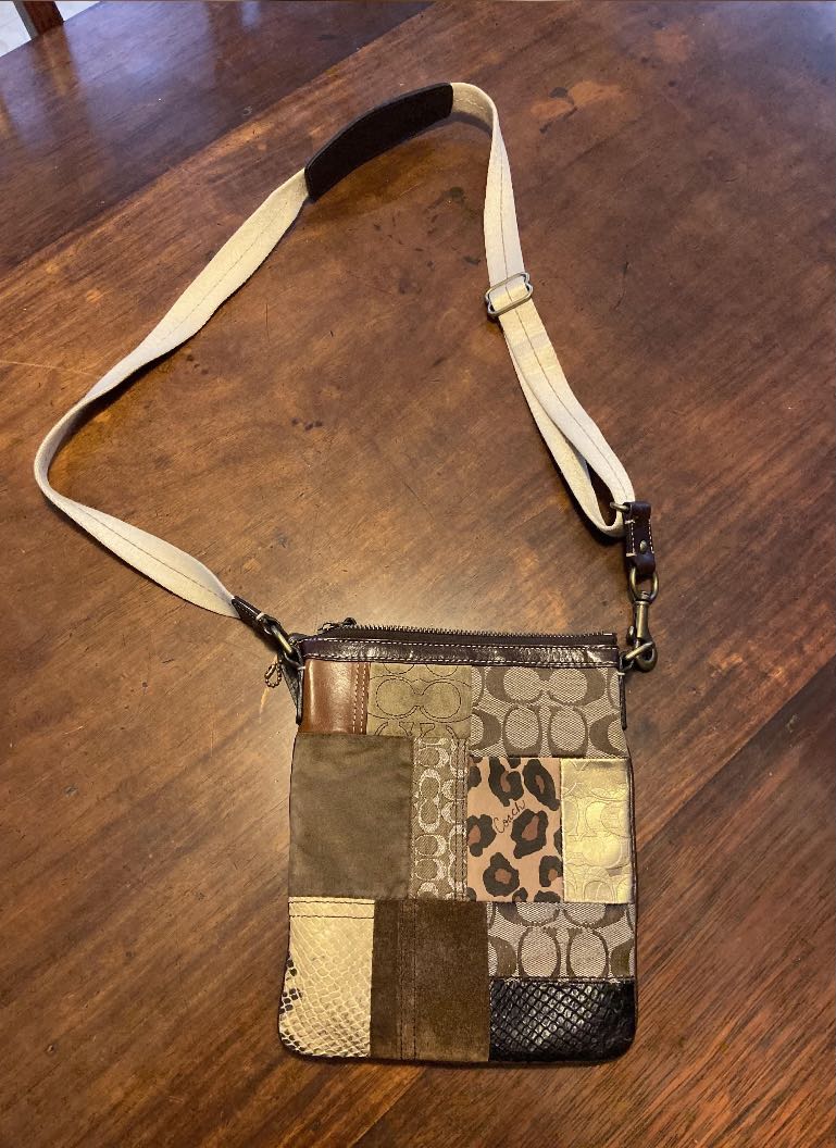 Coach patchwork crossbody sale