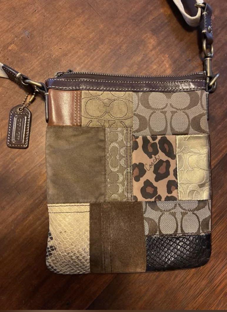 Coach patchwork crossbody purse top