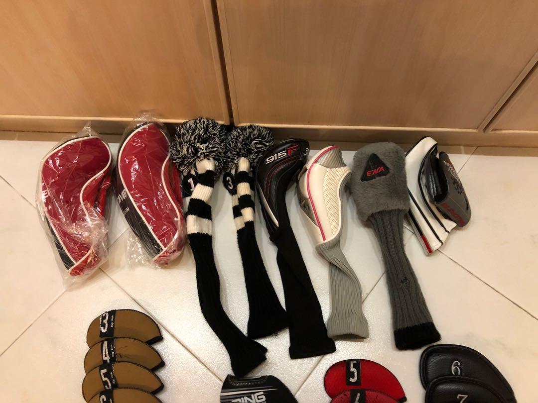 Authentic Golf Driver, Fairway Woods, Hybrid, Iron, Putter Headcovers (including Titleist, ENA