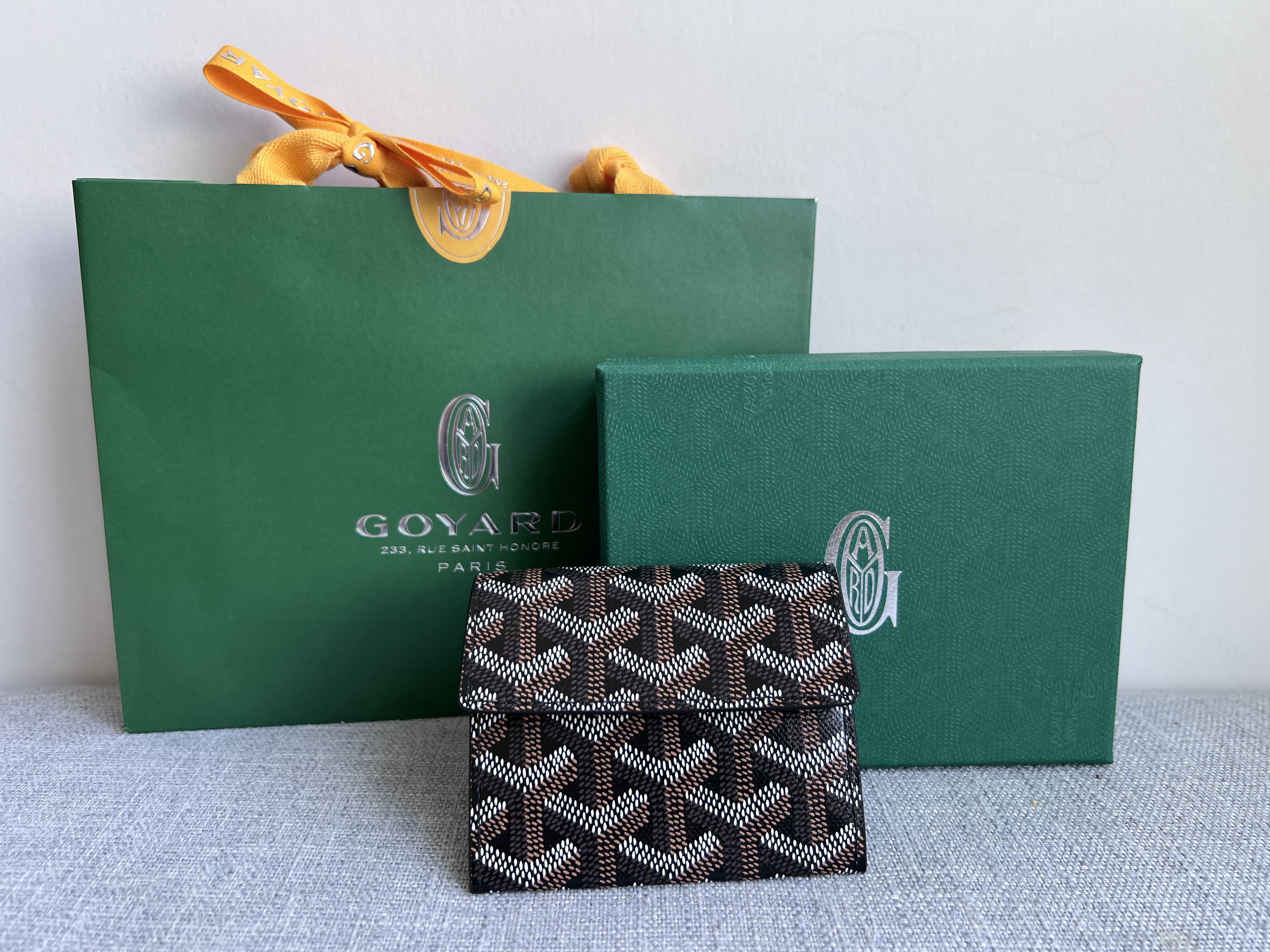 AUTHENTIC Goyard Cardholder Card Marigny Wallet Men s Fashion