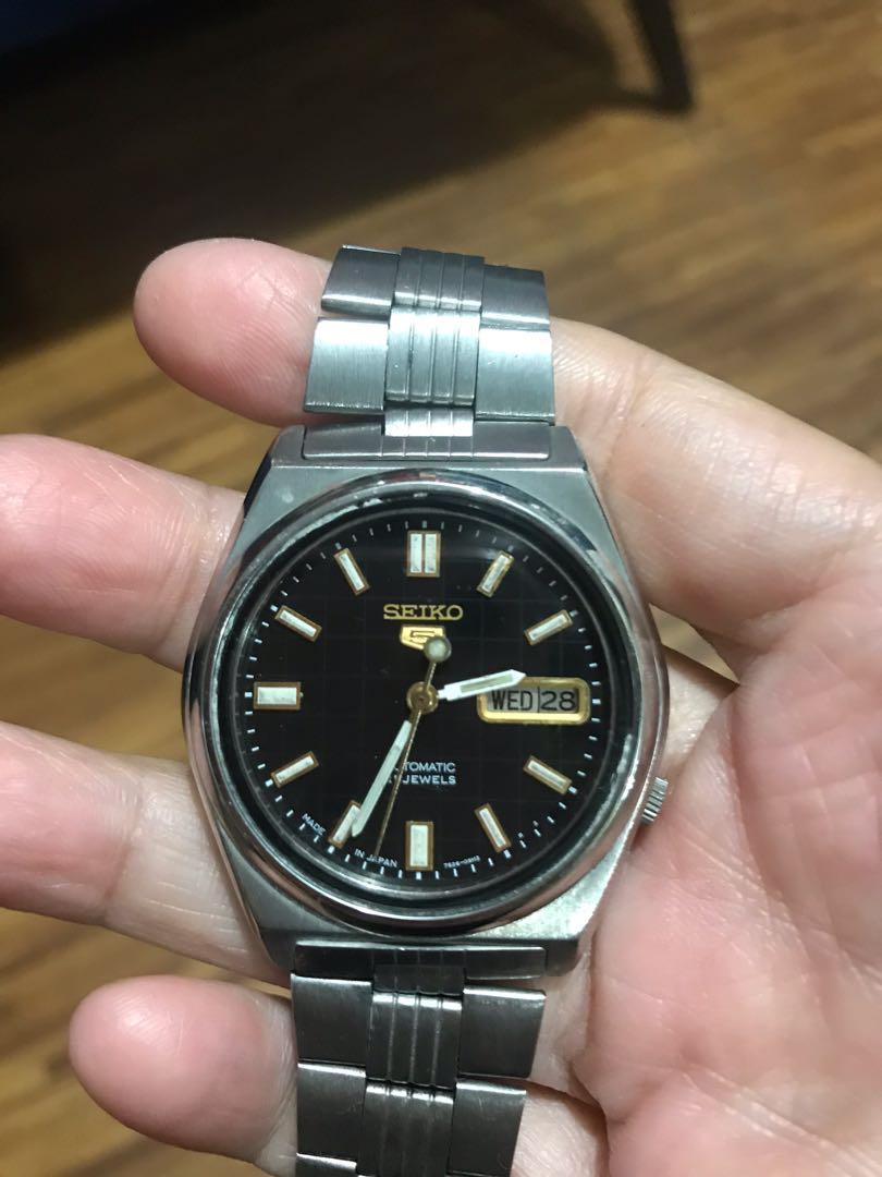 Original seiko 5 hotsell automatic 21 jewels
