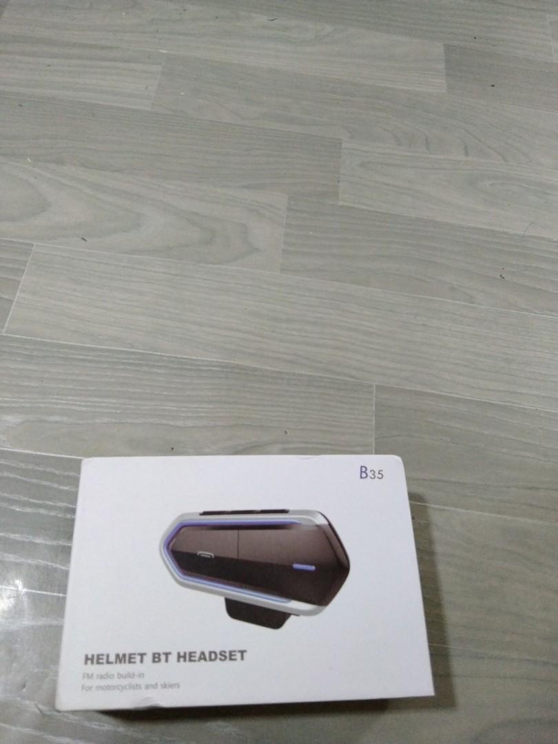B35 HELMET BT HEADSET, Audio, Headphones & Headsets on Carousell