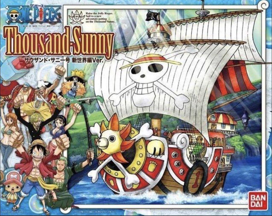 Bandai 海賊王one Piece 偉大的船艦海賊船新世界篇版千陽號附9人草帽船員 興趣及遊戲 玩具 遊戲類 Carousell