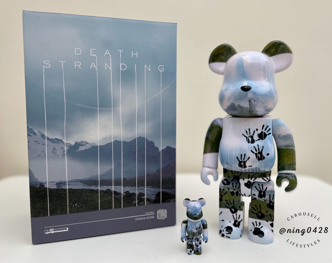BEARBRICK DEATH STRANDING 100％ & 400％(Reproduces two world views 