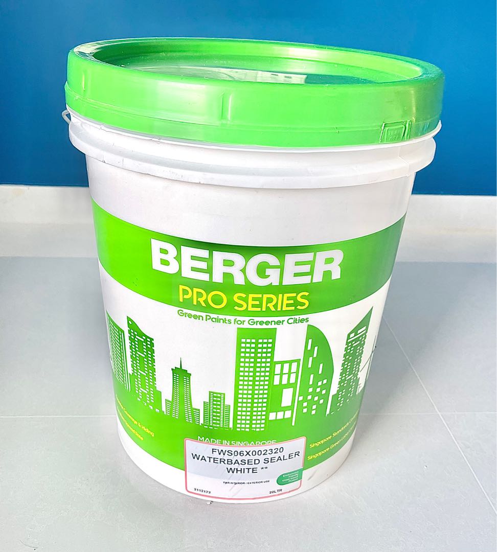 Berger 20Litre Primer/Sealer ProSeries, Everything Else on Carousell