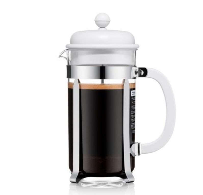 Bodum Caffetiera Coffee Maker (Category: Coffee Machines & Makers) located in Mandaluyong City. Submitted by frances.frances4 (Listing ID 1138211230, Image 3). Description: 12 oz= 1099PhP 34 oz = 1899PhP About the CAFFETTIERA French Press Coffee Maker If you want to brew brilliant coffee that’s bursting with flavor, look no further than the CAFFETTIERA French press coffee maker. Part of Bodum’s iconic French press brewing range, it combines simpl