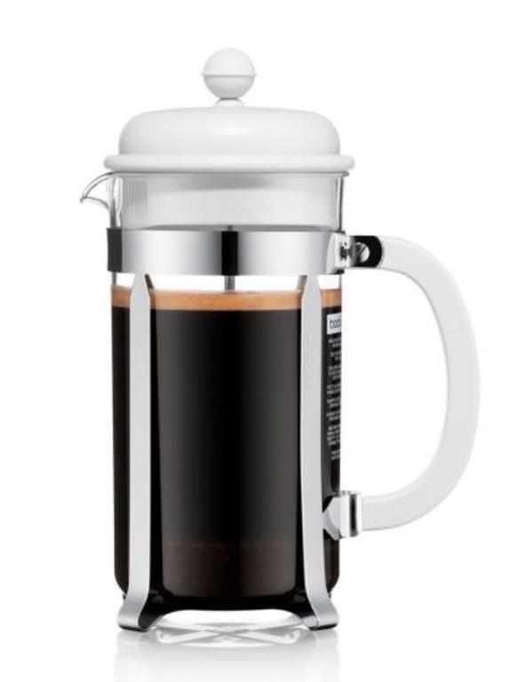 Bodum Caffetiera Coffee Maker (Category: Coffee Machines & Makers) located in Mandaluyong City. Submitted by frances.frances4 (Listing ID 1138211230, Image 1). Description: 12 oz= 1099PhP 34 oz = 1899PhP About the CAFFETTIERA French Press Coffee Maker If you want to brew brilliant coffee that’s bursting with flavor, look no further than the CAFFETTIERA French press coffee maker. Part of Bodum’s iconic French press brewing range, it combines simpl