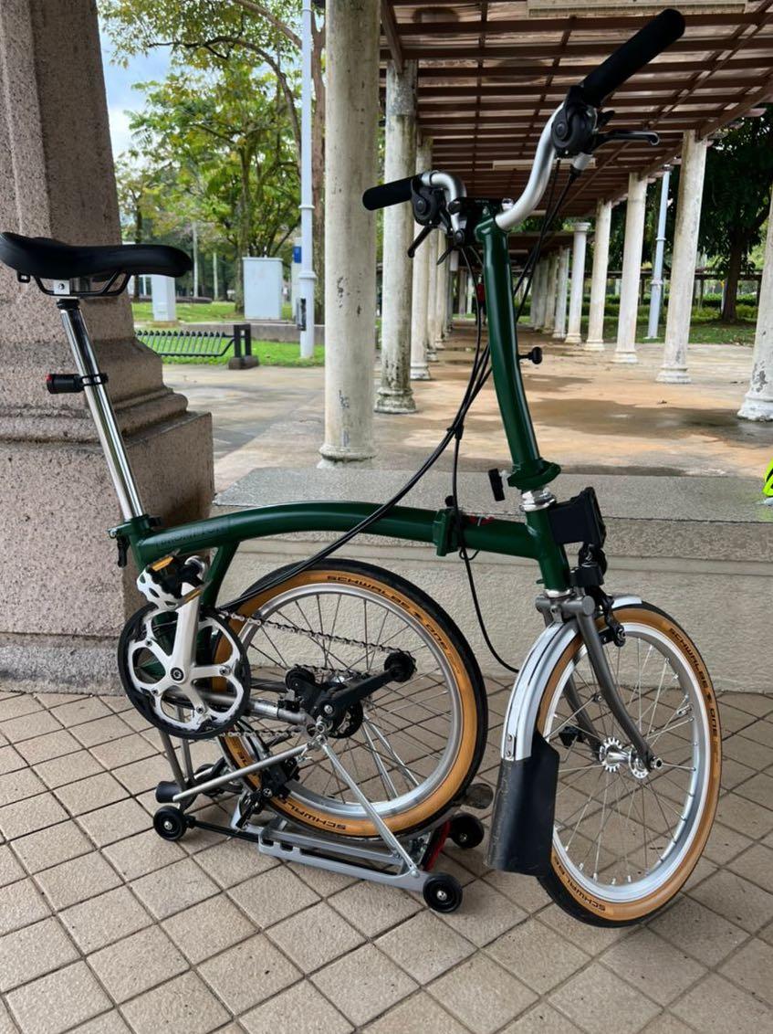 Brompton M6R Racing Green Titanium