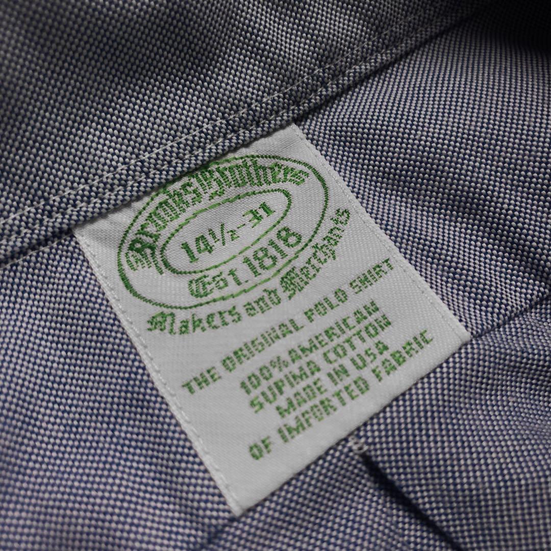 Brooks brothers basic oxford shirt, Fesyen Pria, Pakaian ...