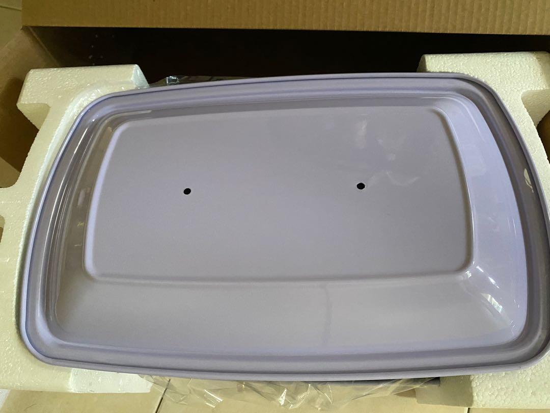 Bruno Hot Plate grande size in lavender (including additional split pot