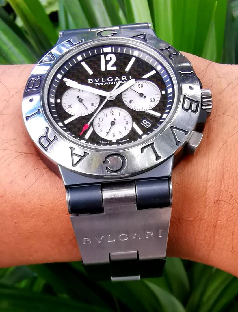 Bvlgari automatic deals chronograph watch