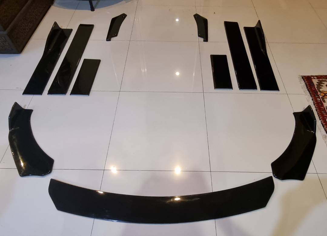 Car Lip Kit Universal (Front, Back & Sides), Auto Accessories on Carousell