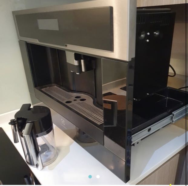electrolux built in coffee machine
