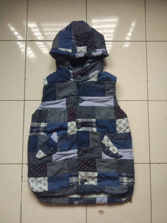 CLN Patchwork Vest F (Category: Vests) located in Pasay City. Submitted by denimdude.ph (Listing ID 1138175772, Image 1). Description: fits small.