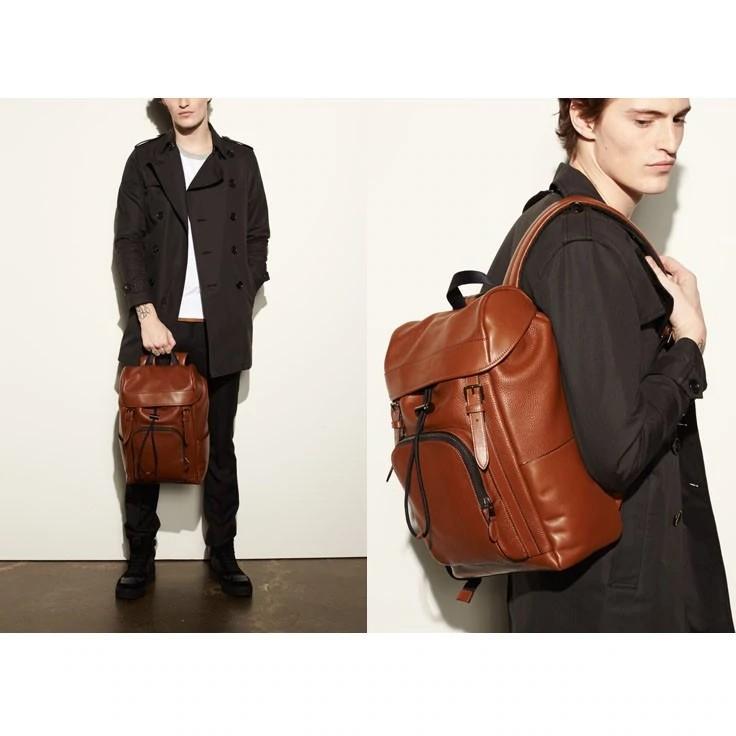 henry leather backpack