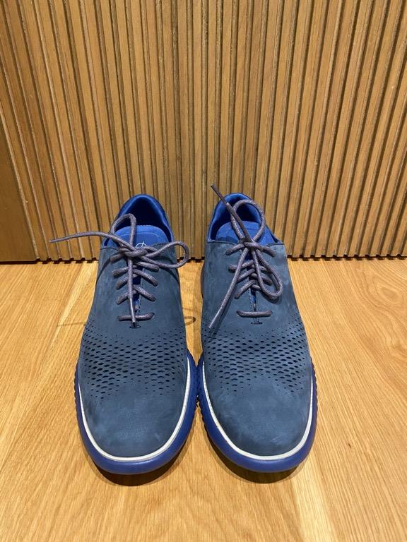 Cole Haan ZeroGrand Blue Suede Oxfords Men s Size US 9 Men s