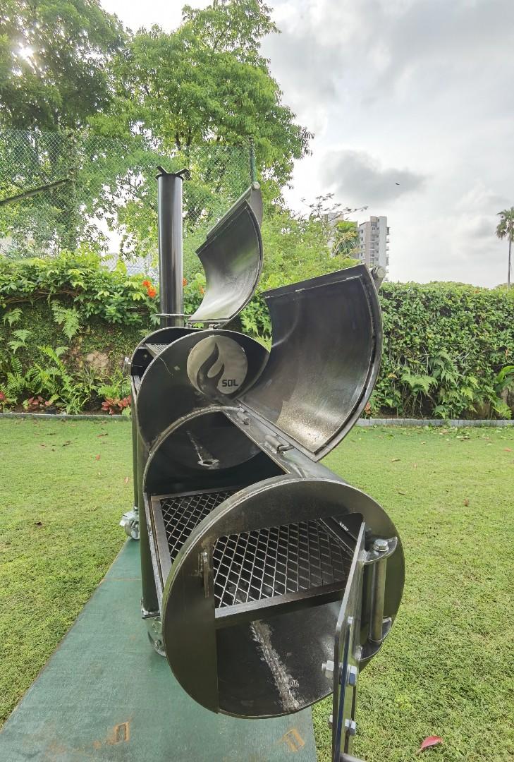 SOL BBQ Custom Built BBQ Smoker Commercial or backyard