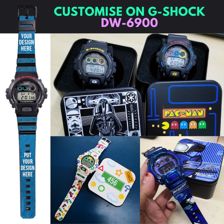 Custom Design Create Your Own Watch DW 6900 DW6900 Custom G Shock