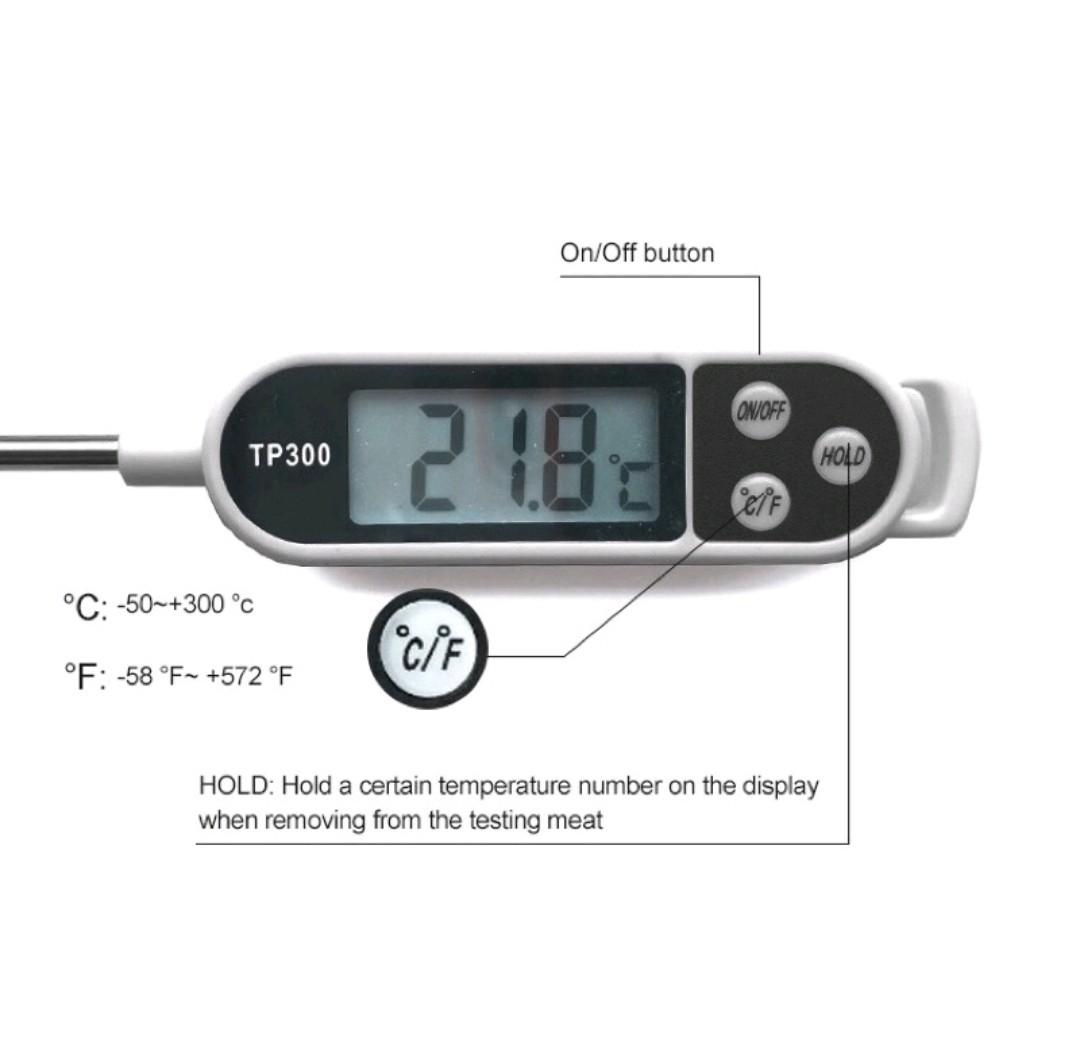 Digital Thermometer for Food and Candle Making, Health & Nutrition