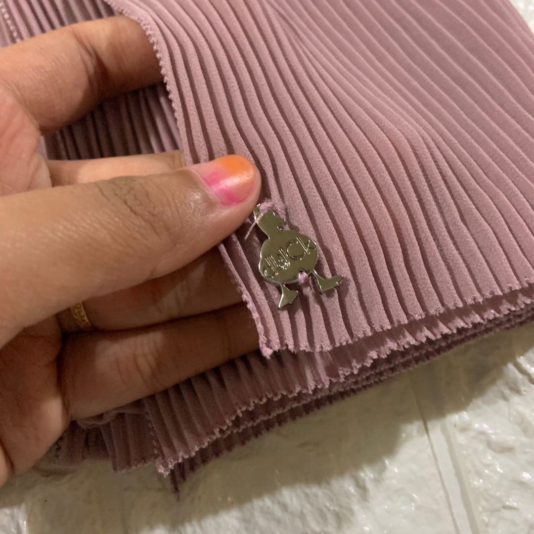 tutorial pleated shawl duck