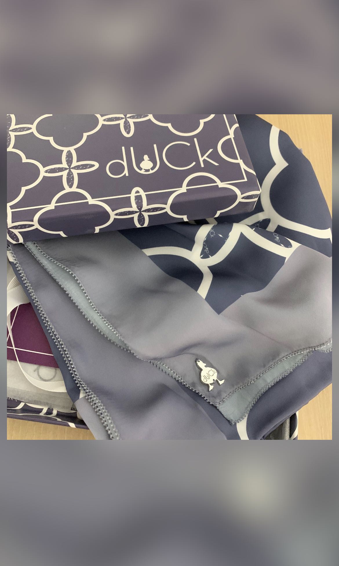 lattice duck shawl