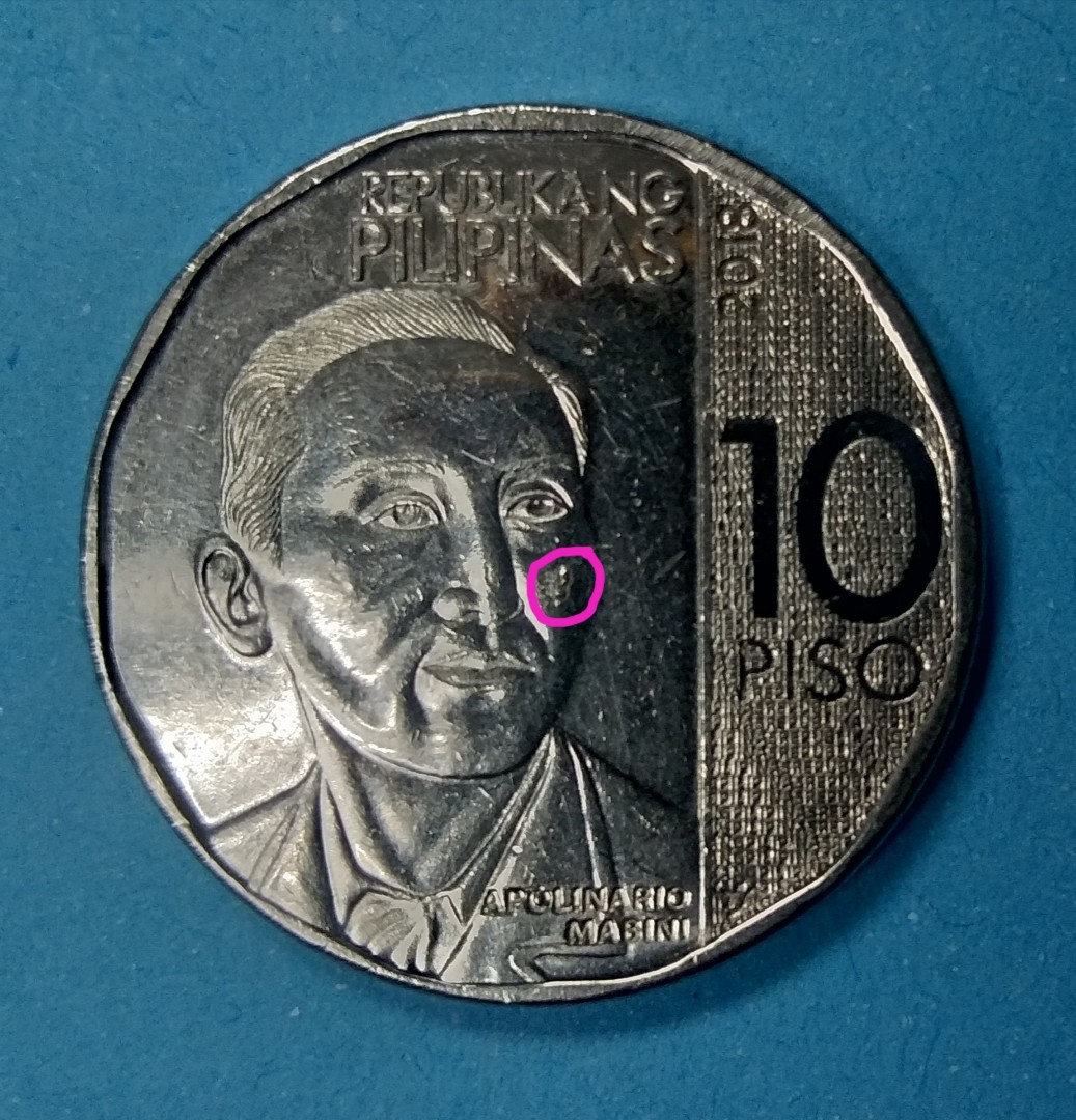New 10 Peso Coin Size New 10 Peso Coin Size