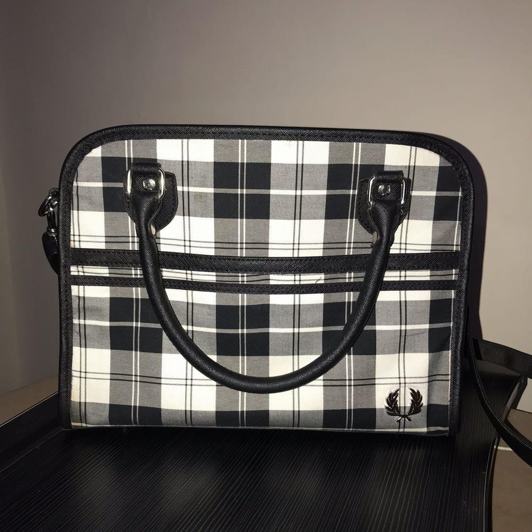 Fred perry checkerboard bag best sale