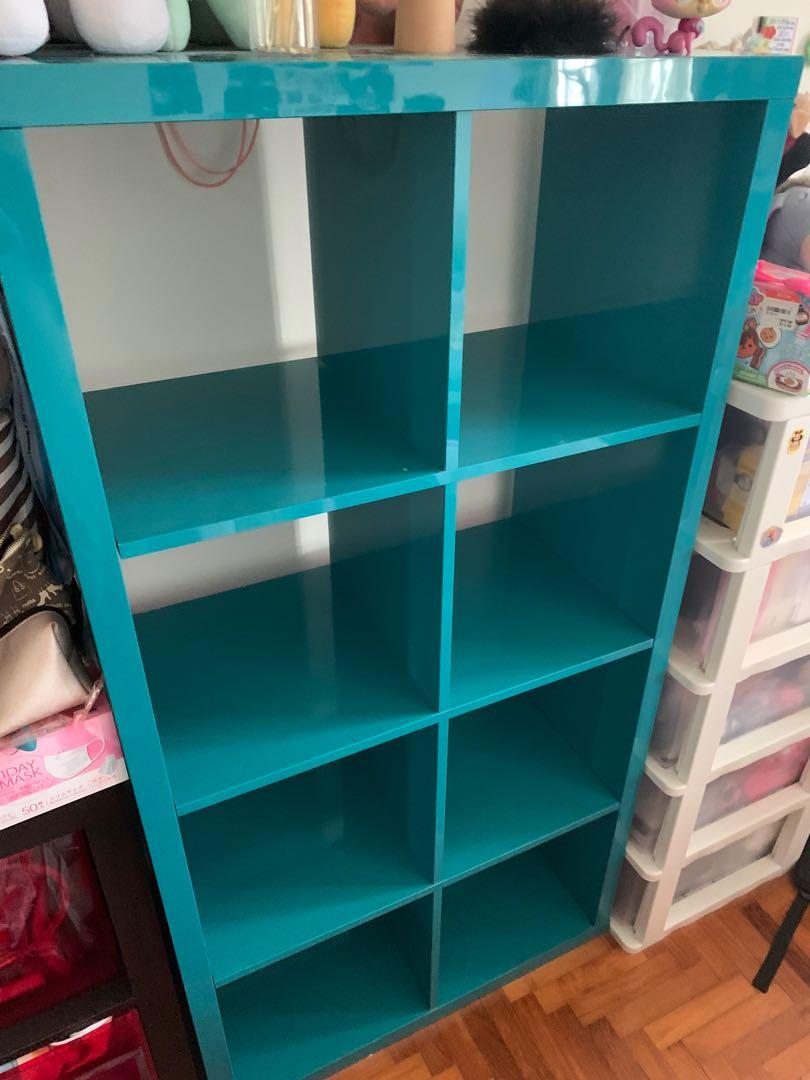 Free Delivery Limited Edition Teal / Turquoise IKEA High Gloss Kallax